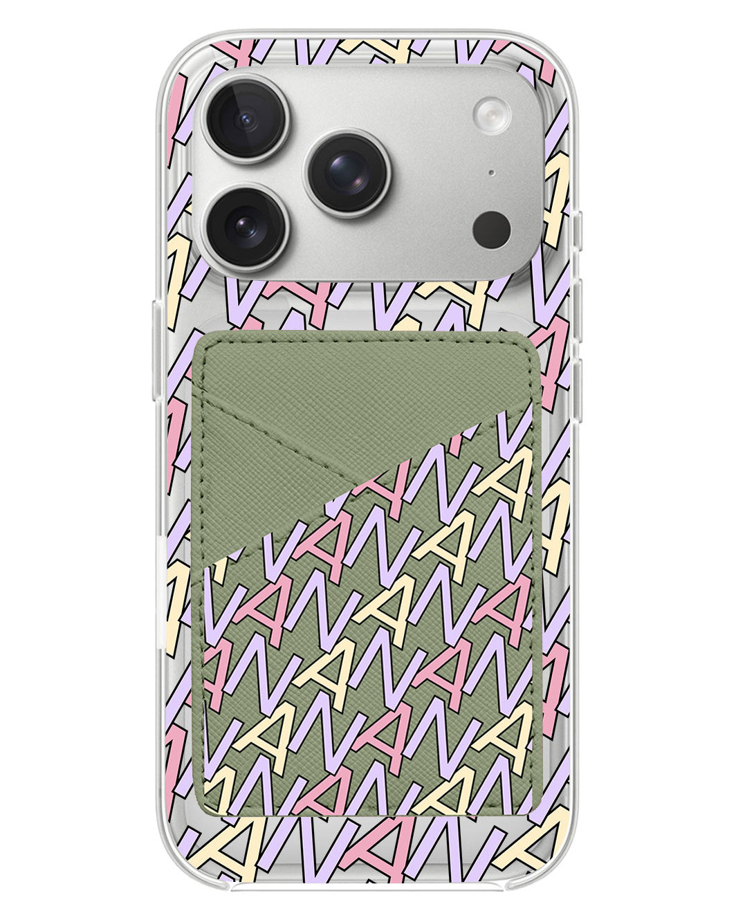 iPhone Phone Wallet Case - Initial 5.0 Monogram