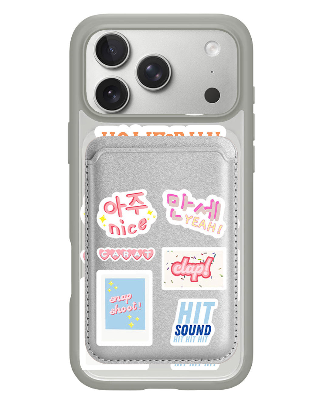 iPhone Magnetic Wallet Case - Seventeen Sticker Pack