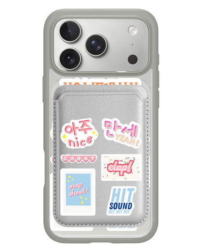 iPhone Magnetic Wallet Case - Seventeen Sticker Pack