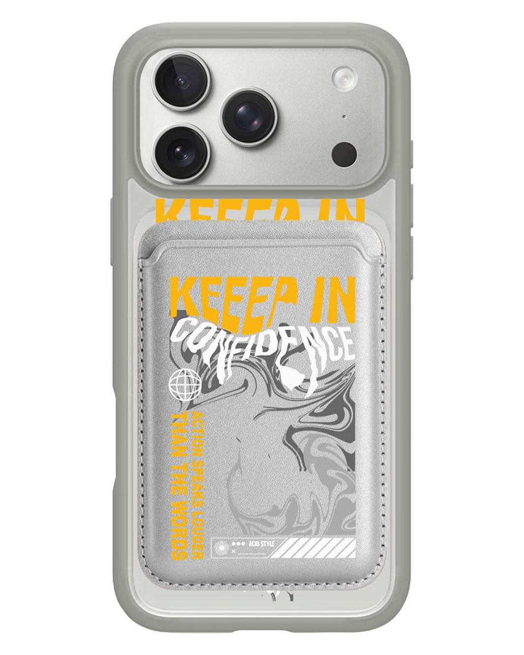 iPhone Magnetic Wallet Case - Keep In Confidence