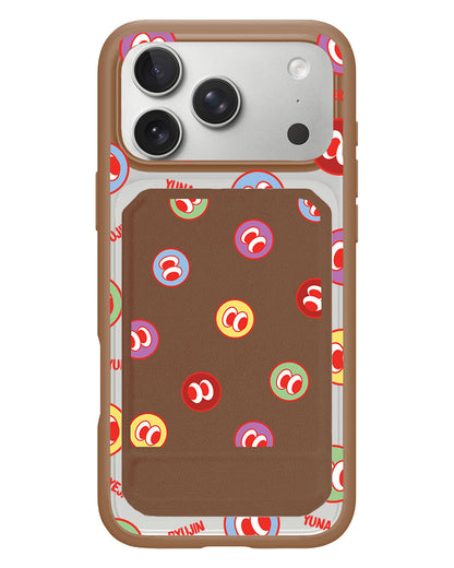 iPhone Magnetic Multifold Wallet - Itzy Monogram