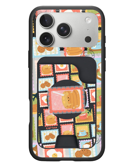 iPhone Magpop Wallet - Breakfast Menu Stamps