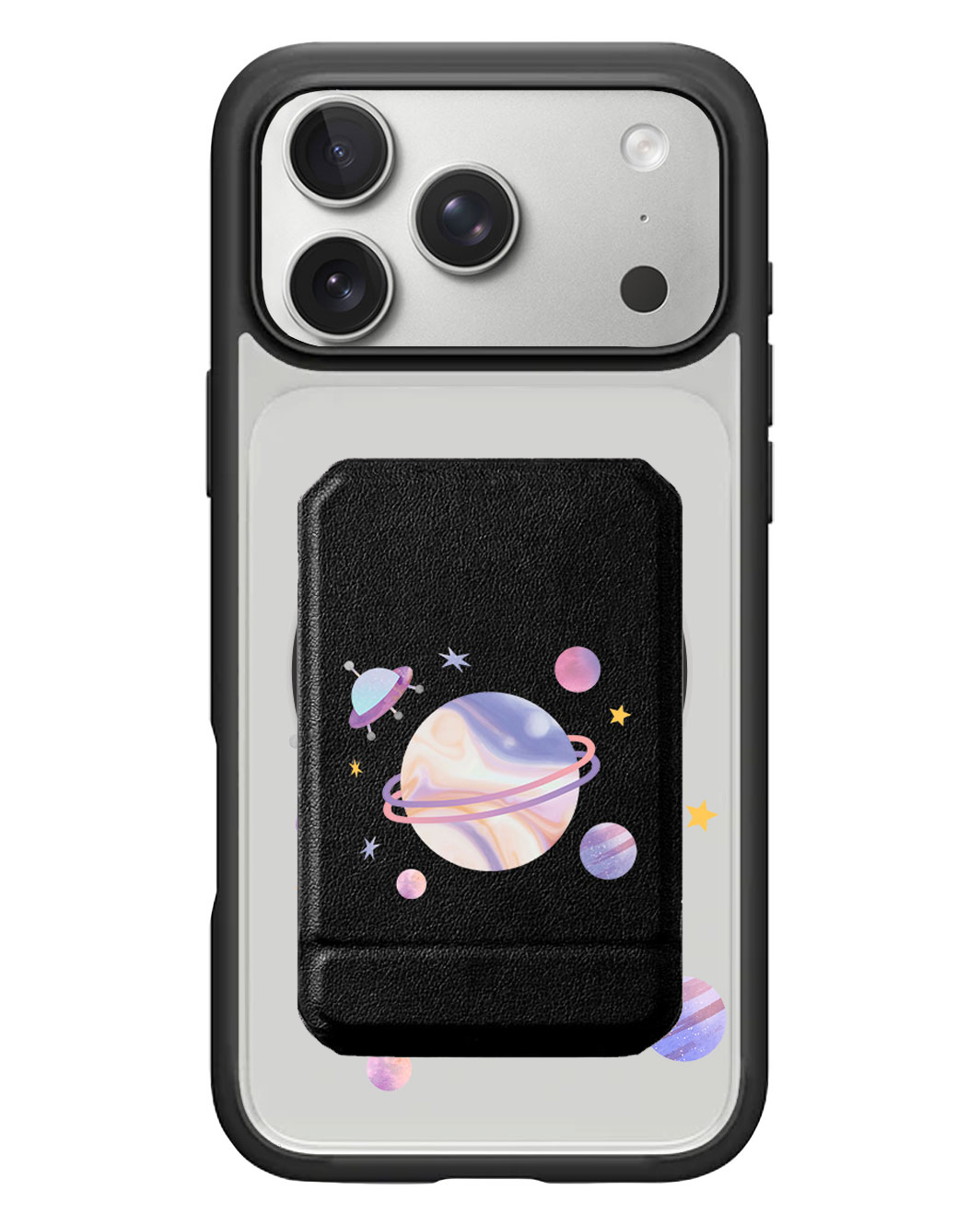 iPhone Magnetic Multifold Wallet - My Universe