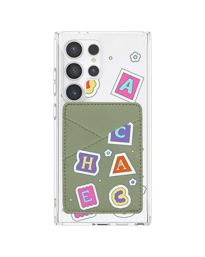 Android Phone Wallet Case - Adorable Monogram 3