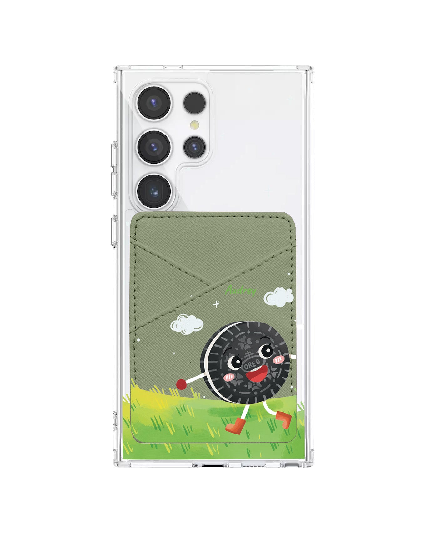 Android Phone Wallet Case - Oreo Milk