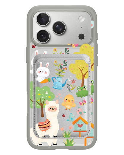 iPhone Magnetic Wallet Case - Spring