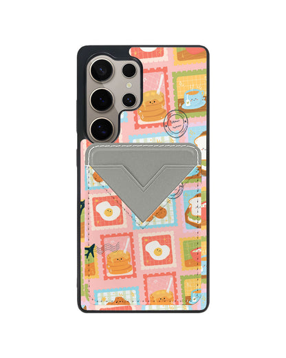 Android Avant Wallet Case - Breakfast Menu Stamps