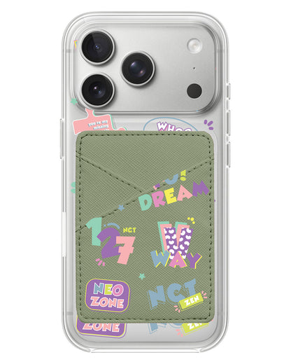 iPhone Phone Wallet Case - NCT Sticker Pack