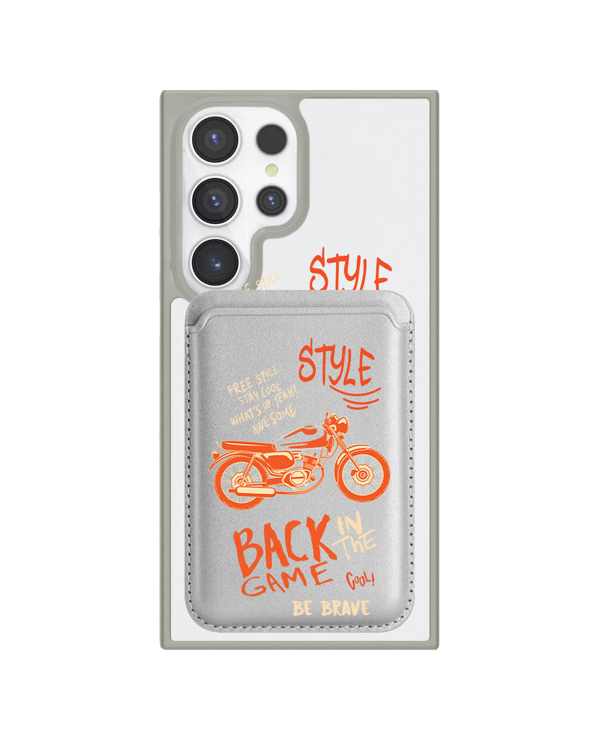 Android Magnetic Wallet Case - Back In The Game