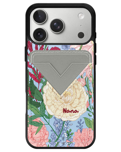 iPhone Avant Wallet Case - July Delphinium
