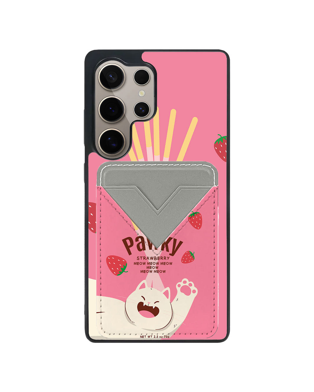 Android Avant Wallet Case - Pawky Cat