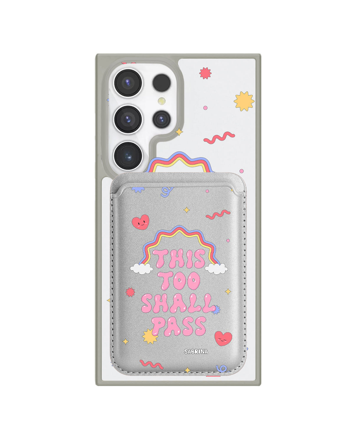 Android Magnetic Wallet Case - This Too Shall Pass