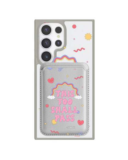 Android Magnetic Wallet Case - This Too Shall Pass