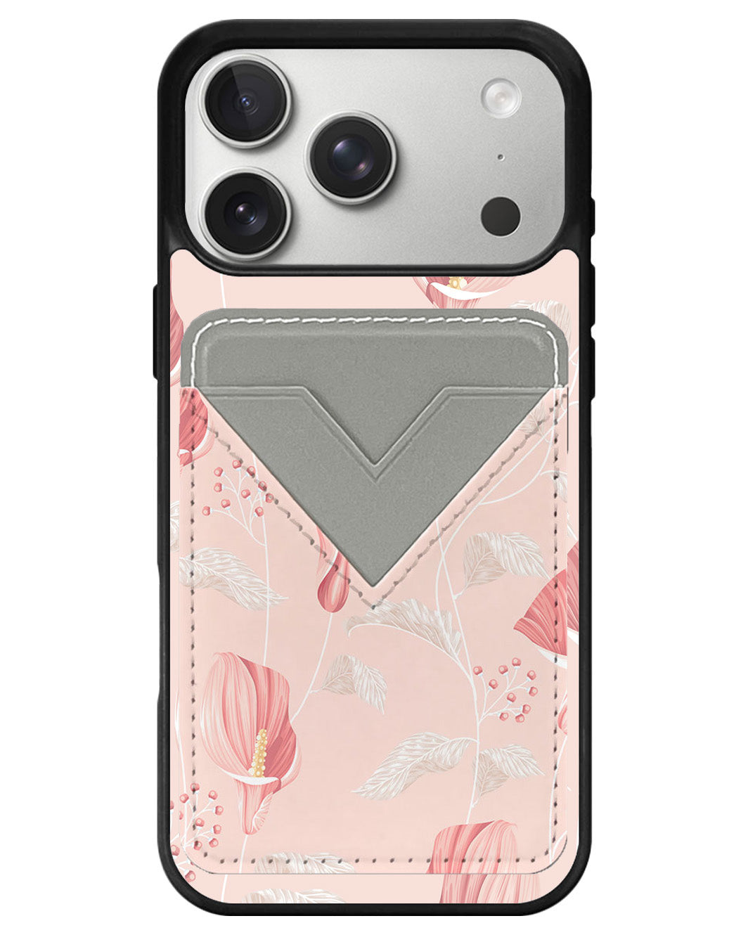 iPhone Avant Wallet Case - Easter Lily