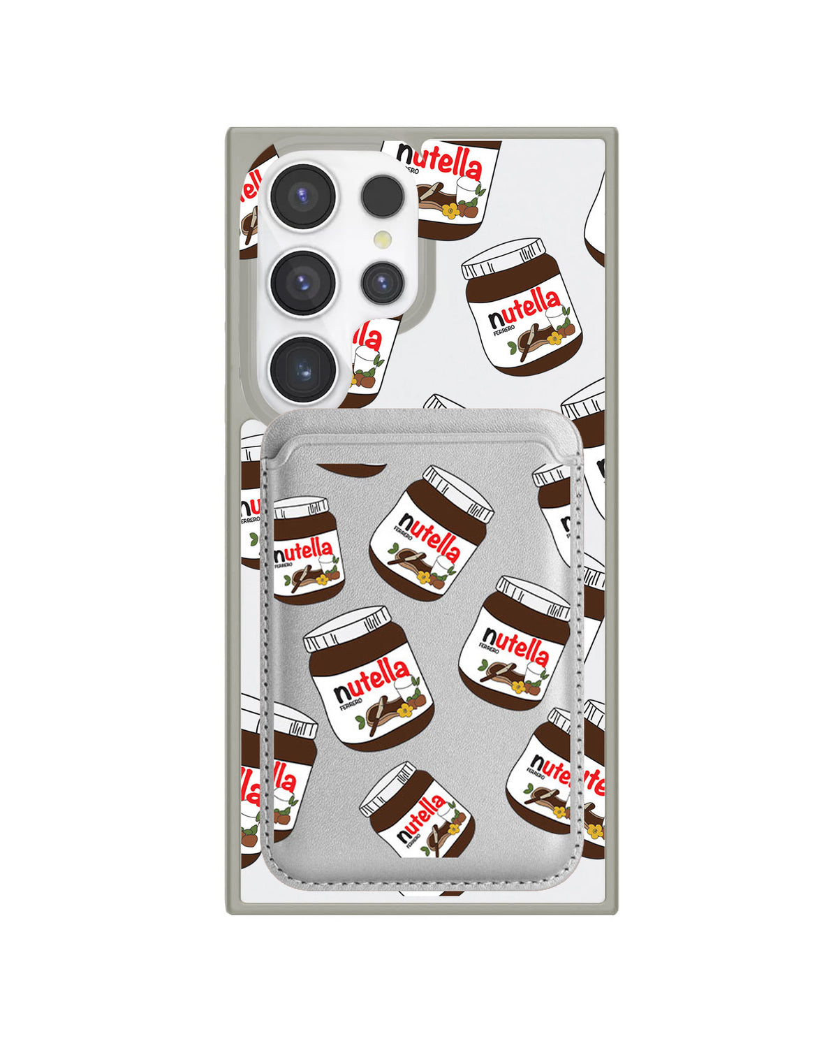 Android Magnetic Wallet Case - Nutella