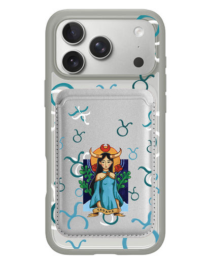 iPhone Magnetic Wallet Case - Taurus
