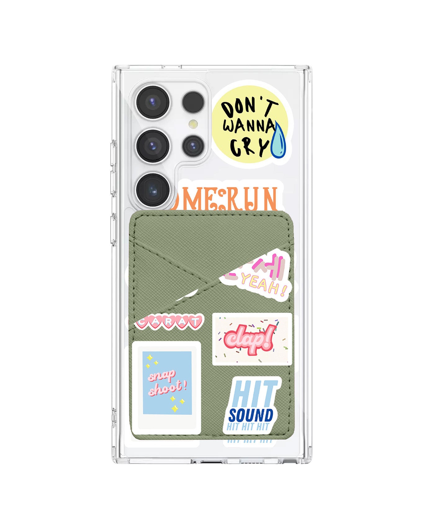 Android Phone Wallet Case - Seventeen Sticker Pack