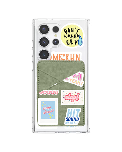 Android Phone Wallet Case - Seventeen Sticker Pack