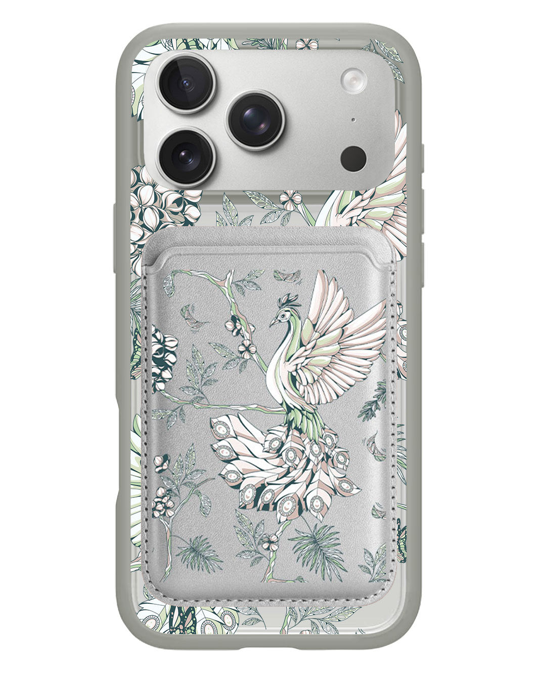 iPhone Magnetic Wallet Case - Peacock 4.0