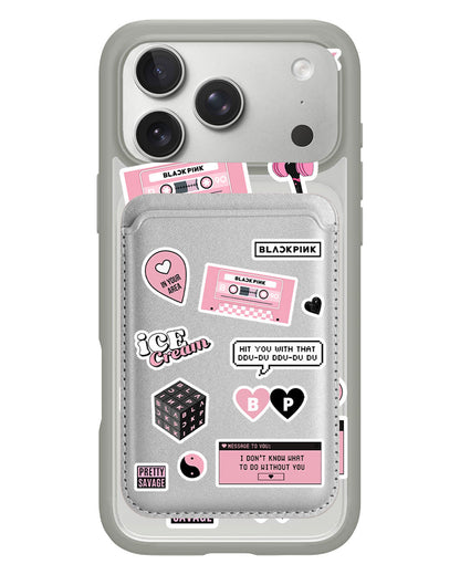 iPhone Magnetic Wallet Case - Blackpink Sticker Pack