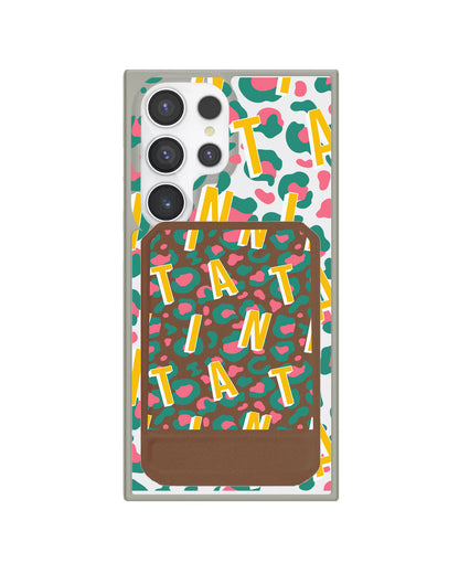 Android Magnetic Multifold Wallet - Leopard Monogram 4.0