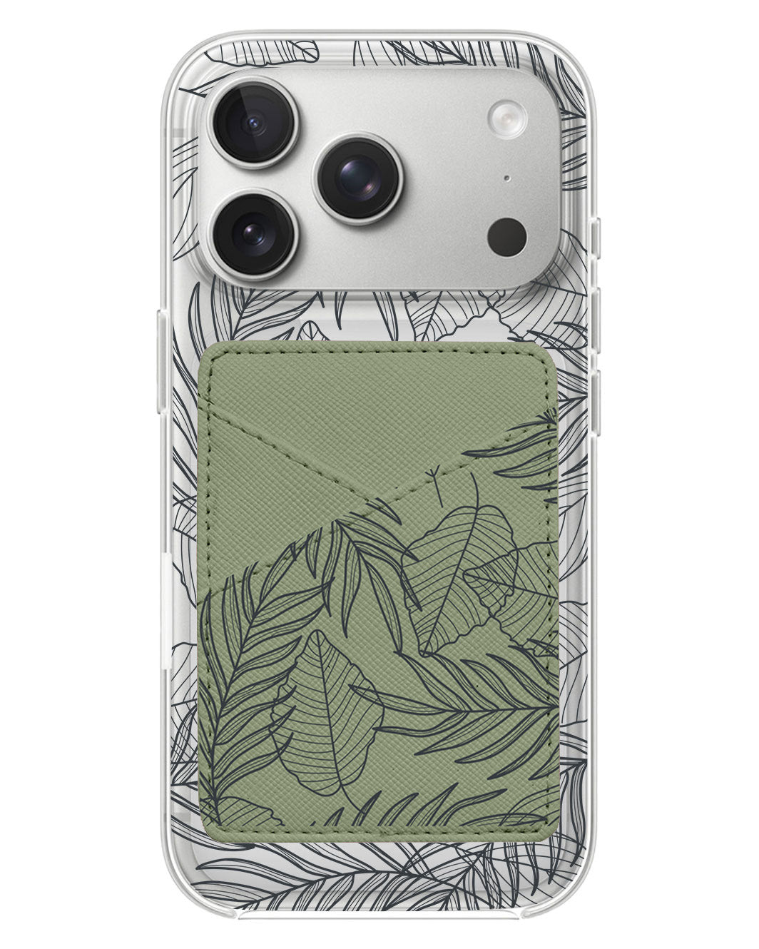 iPhone Phone Wallet Case - Sketchy Tropical 2.0