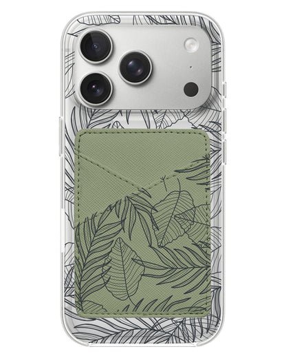 iPhone Phone Wallet Case - Sketchy Tropical 2.0