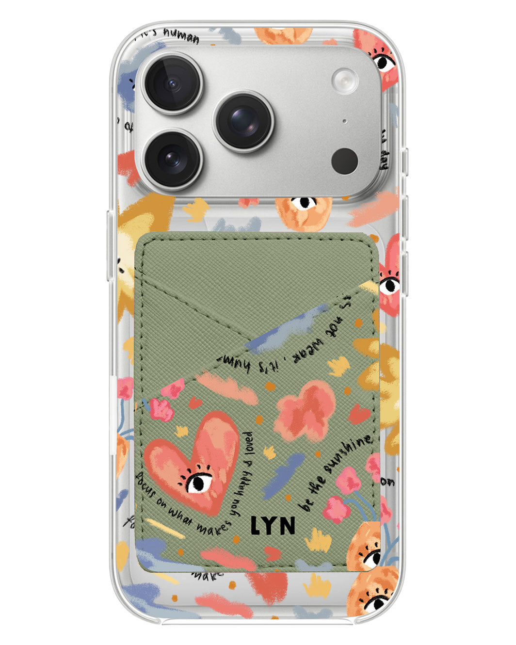 iPhone Phone Wallet Case - Abstract Lovers