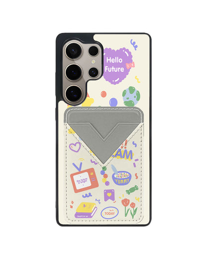 Android Avant Wallet Case - Hello Future