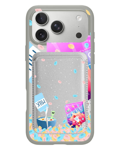 iPhone Magnetic Wallet Case - Cerealiens