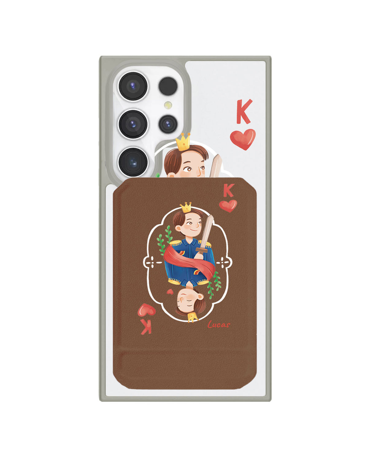 Android Magnetic Multifold Wallet - King