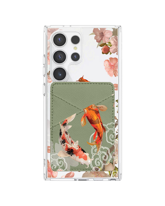 Android Phone Wallet Case - Oil Painting Koi