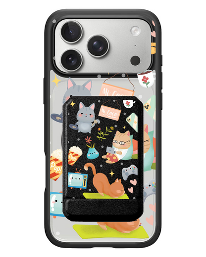 iPhone Magnetic Multifold Wallet - Stay Home