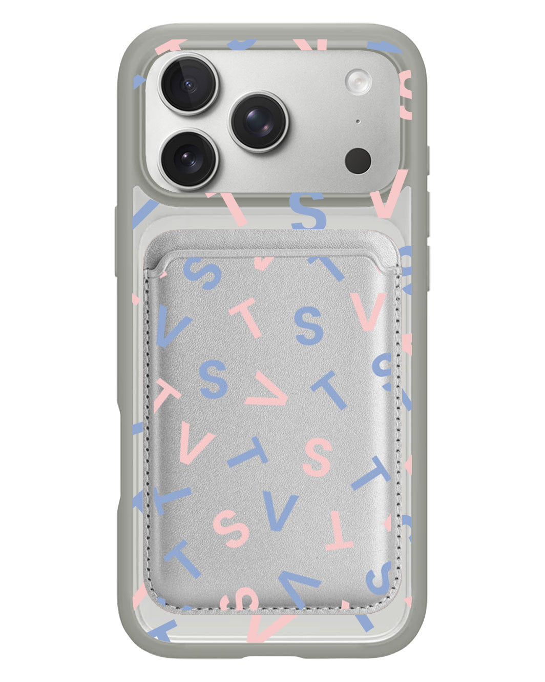 iPhone Magnetic Wallet Case - Seventeen Monogram