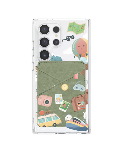 Android Phone Wallet Case - Travel