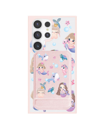 Android Magnetic Multifold Wallet - Little Mermaid