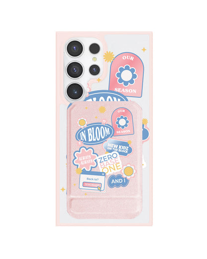 Android Magnetic Multifold Wallet - Zerobaseone Song Sticker Pack