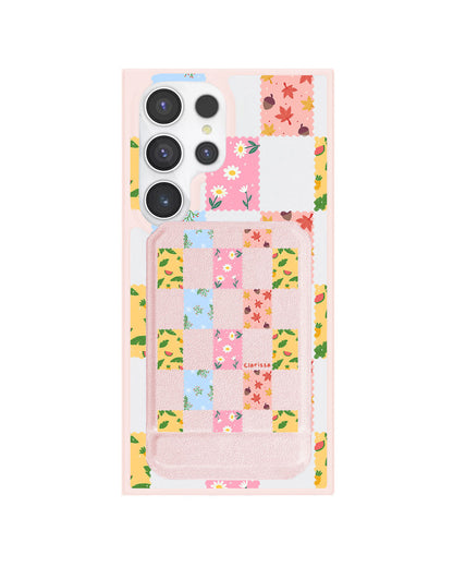 Android Magnetic Multifold Wallet - Four Seasons Stamps