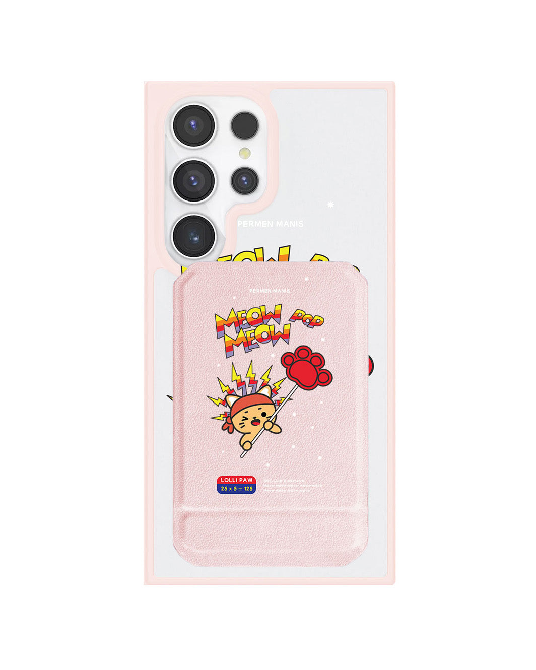 Android Magnetic Multifold Wallet - Meow Pop 1.0
