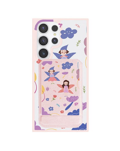 Android Magnetic Multifold Wallet - Fairy Pattern