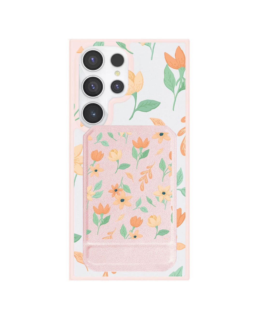 Android Magnetic Multifold Wallet - Birth Flower 4.0