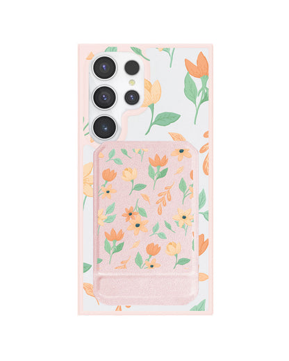 Android Magnetic Multifold Wallet - Birth Flower 4.0