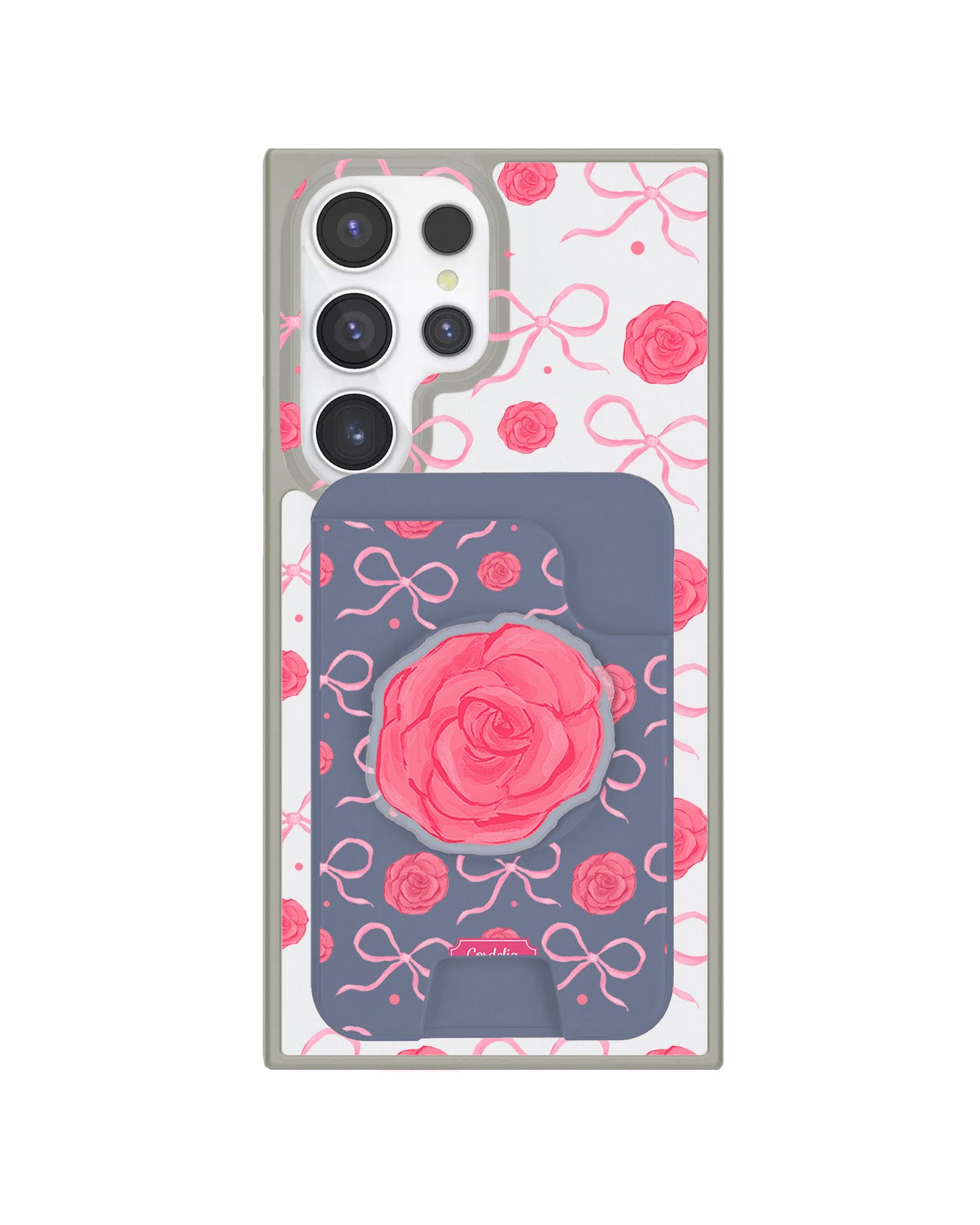 Android Magpop Wallet - Coquette Rose