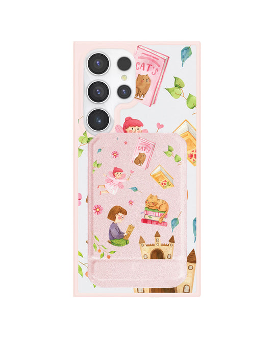 Android Magnetic Multifold Wallet - Fairy Cat