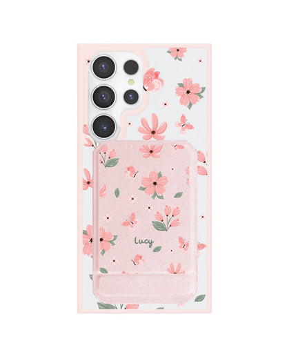 Android Magnetic Multifold Wallet - Pink Delight