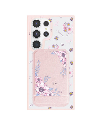 Android Magnetic Multifold Wallet - Pink Blossom