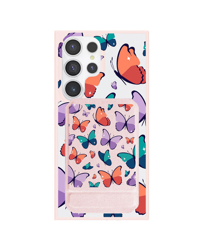 Android Magnetic Multifold Wallet - Butterfly