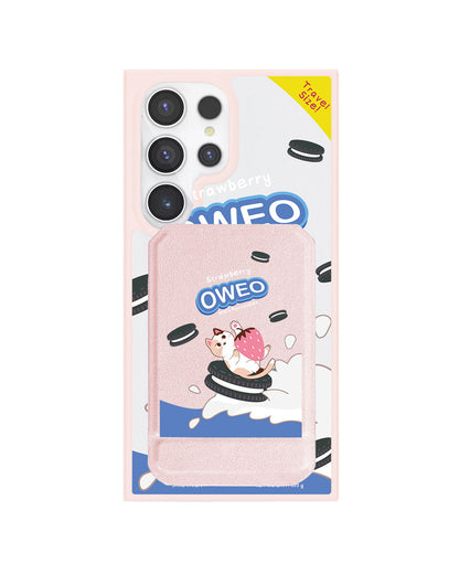 Android Magnetic Multifold Wallet - Oweo Cat