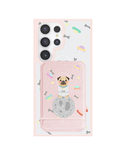 Android Magnetic Multifold Wallet - Pugstronaut