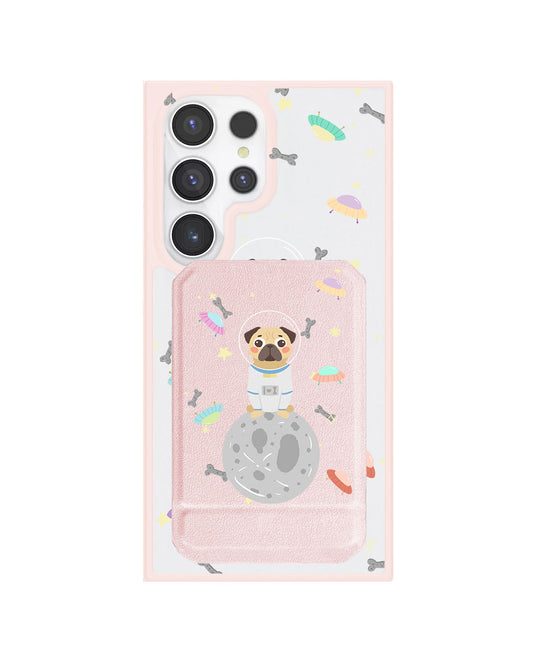 Android Magnetic Multifold Wallet - Pugstronaut